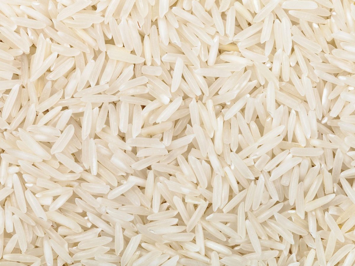 Long-grain white rice